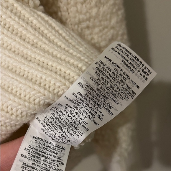 Tory Burch Rare Cottage Core Bunny Rabbit Sweater - Picture 5 of 5